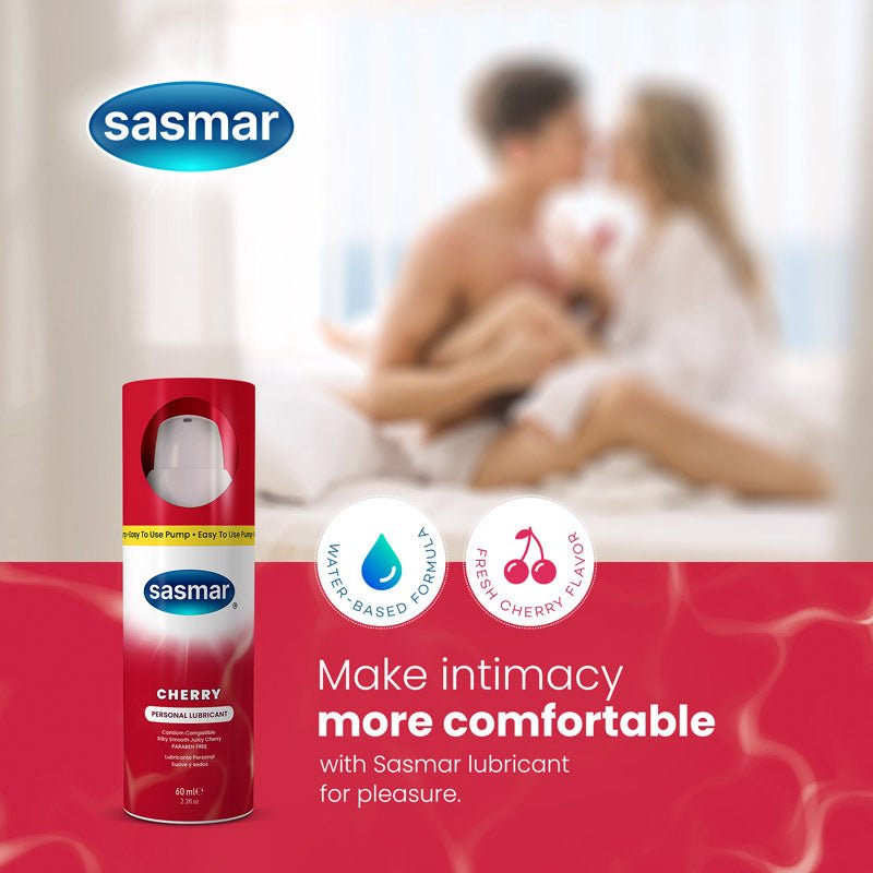 Sasmar Cherry Personal Lubricant - Water - based Lubricant - Conceive Plus® Australia