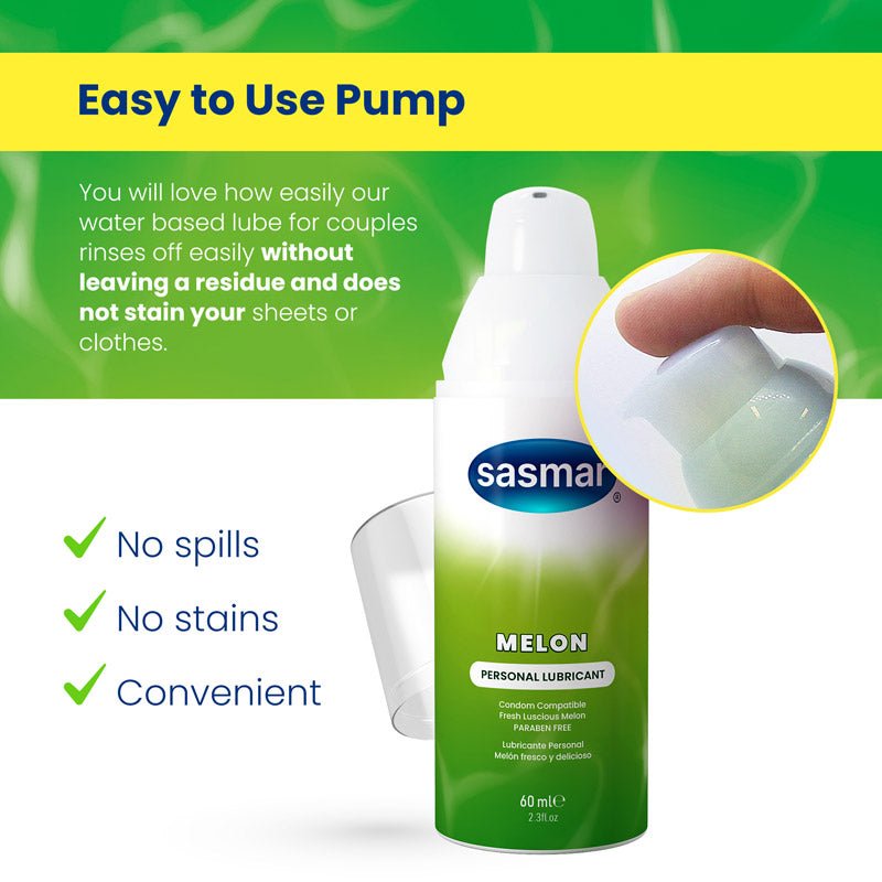 Sasmar Melon Personal Lubricant - Lubricant - Conceive Plus® Australia