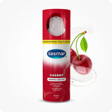 SASMAR Cherry Flavoured Personal Lubricant is a silky smooth long lasting water-based lubricant. A few drops go a long way and help supplement dryness and friction without los