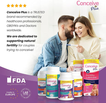 
Conceive Plus Men’s Fertility Support includes a balanced, top-quality nutrient profile geared towards fertility. Not only does it help boost testosterone, but it i