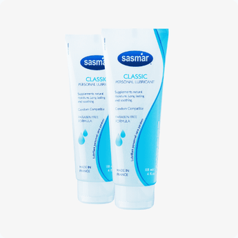 SASMAR® CLASSIC Water-Based Personal Lubricant is a premium silky smooth water based lubricant that enhances pleasure and intimacy. Long lasting and soothing to ease