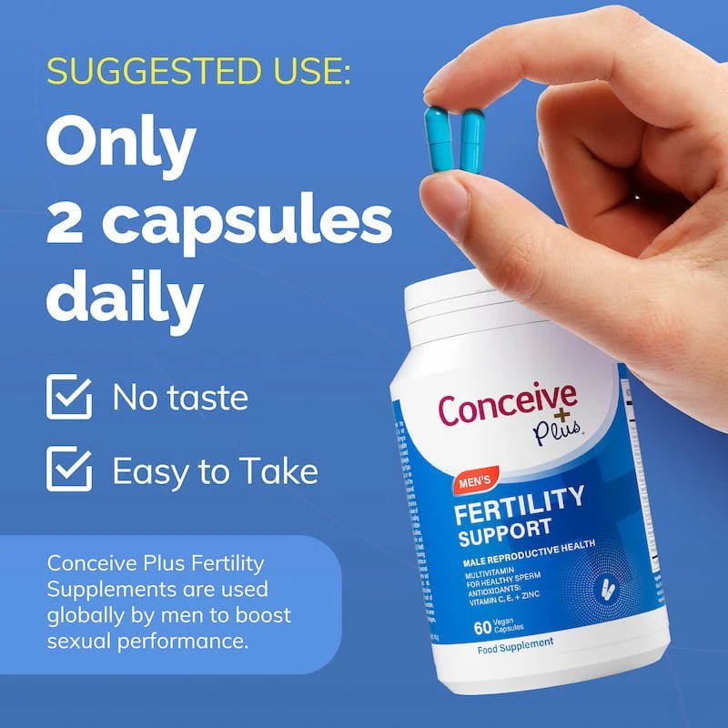 Men’s Fertility Support Supplements - Male fertility vitamins - Conceive Plus® Australia
