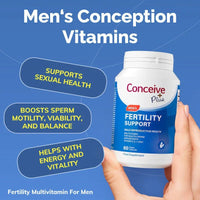 Men’s Fertility Support Supplements - Male fertility vitamins - Conceive Plus® Australia