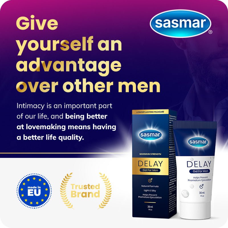 Sasmar Delay Gel - Delay Gel For Men - Conceive Plus® Australia