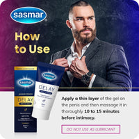 Sasmar Delay Gel - Delay Gel For Men - Conceive Plus® Australia