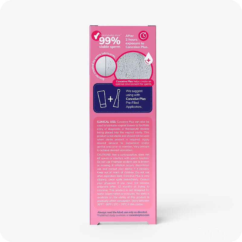 Fertility Lubricant Tube - Fertility Lubricant - Conceive Plus Australia