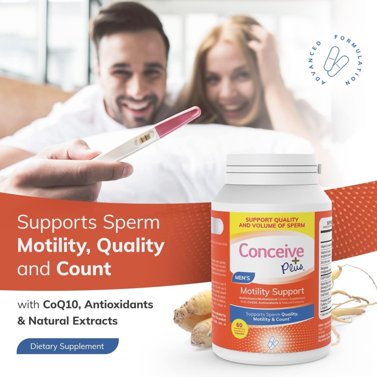 Motility & Ovulation Support Bundle - Male and Female Fertility vitamins - Conceive Plus Australia