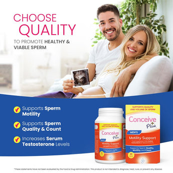 Men’s Motility Support — Improve Sperm Mobility &amp; Motility — Increase Quality &amp; Sperm Volume. For overall improvement of sperm quality, choose Men’s Motility