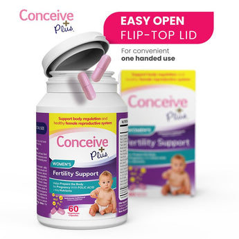 With the help of top-quality unique formula including vitamins, enzymes, plant extracts and more you’ll regulate ovulation cycle and enhance the body’s conception ca